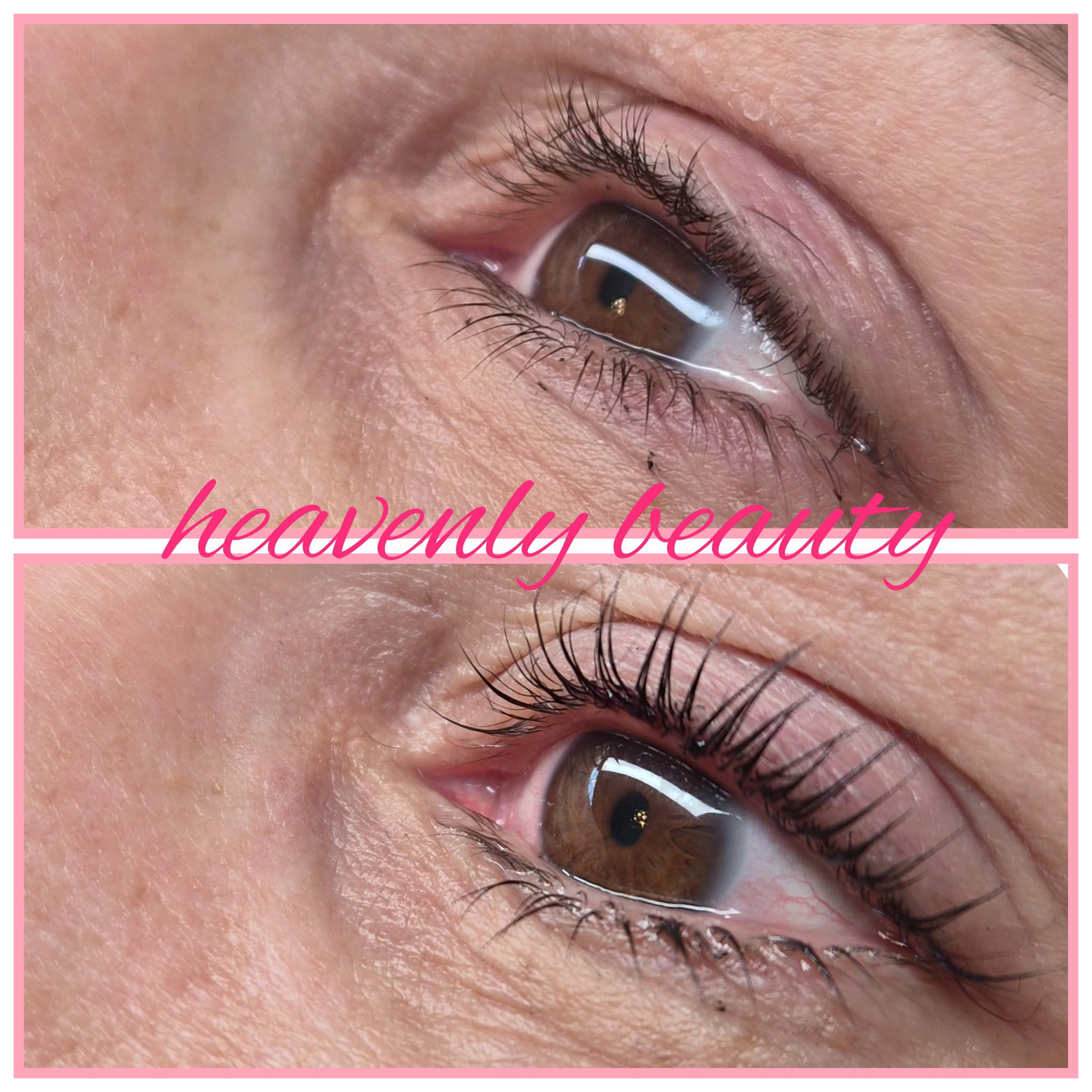 Korean Lashlift – Vorher/Nachher Ergebnis